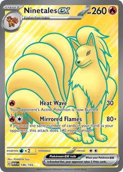 Ninetales ex 151 #186