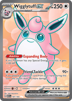 Wigglytuff ex 151 #187