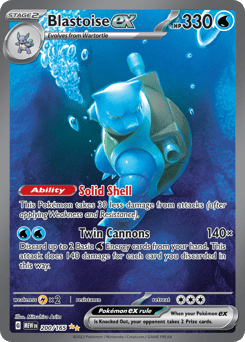 Blastoise ex 151 #200