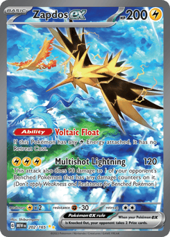 Zapdos ex 151 #202