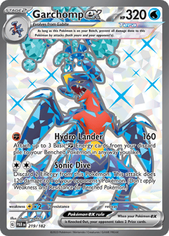 Garchomp ex Paradox Rift #219