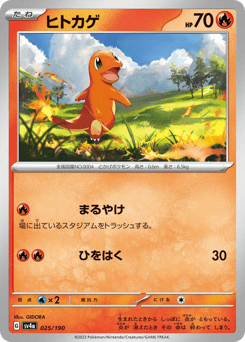 Japanese Charmander (ヒトカゲ)