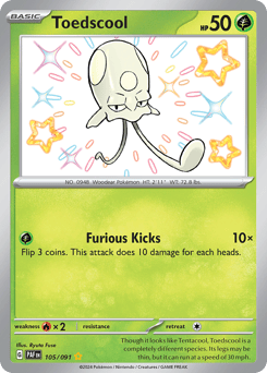 Toedscool Paldean Fates #105