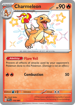 Charmeleon Paldean Fates #110