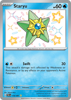 Staryu Paldean Fates #118