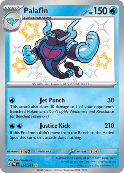 Delfinator Paldean Fates #124