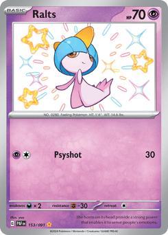 Ralts Paldean Fates #153