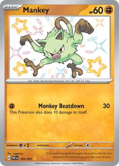Mankey Paldean Fates #169