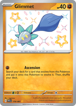 Glimmet Paldean Fates #179
