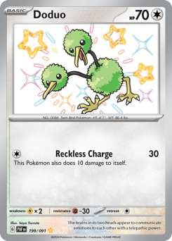 Doduo Paldean Fates #199