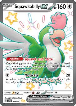 Squawkabilly ex Paldean Fates #223