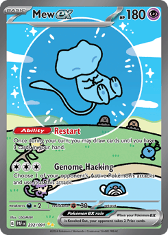 Mew ex Paldean Fates #232