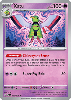 Xatu Paldean Fates #26