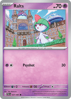 Ralts Paldean Fates #27