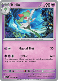 Kirlia Paldean Fates #28