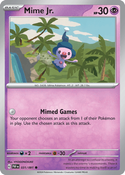Mime Jr. Paldean Fates #31
