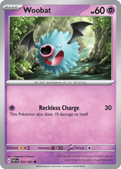 Woobat Paldean Fates #32