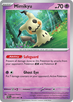 Mimikyu Paldean Fates #37