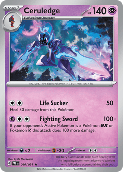 Ceruledge Paldean Fates #40