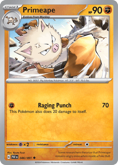 Primeape Paldean Fates #46