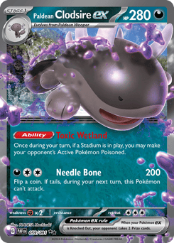 Paldean Clodsire ex Paldean Fates #59