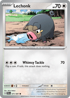 Lechonk Paldean Fates #71