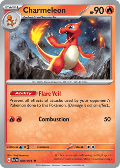 Charmeleon Paldean Fates #8