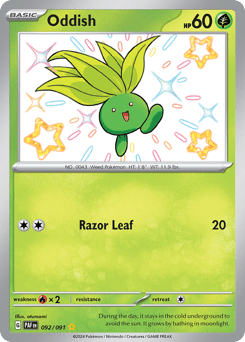 Oddish Paldean Fates #92