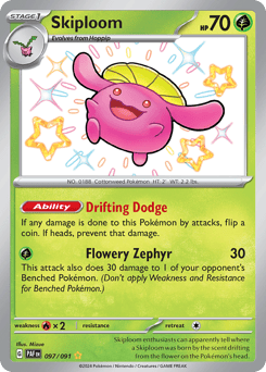 Skiploom Paldean Fates #97