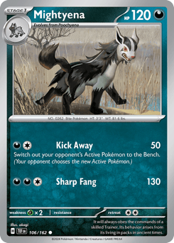 Mightyena Temporal Forces #106