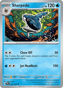 Sharpedo Temporal Forces #43