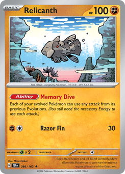 Relicanth Temporal Forces #84