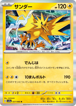 Japanese Zapdos (サンダー)