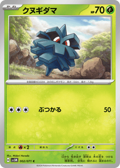 Japanese Pineco (クヌギダマ)