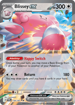 Blissey ex Twilight Masquerade #134