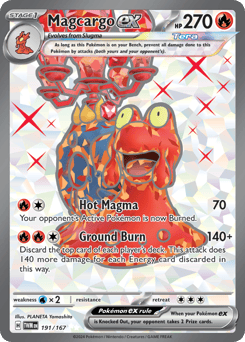 Magcargo ex Twilight Masquerade #191