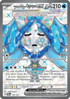Brunnenmaske-Ogerpon-ex Twilight Masquerade #194
