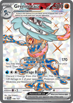 Greninja ex Twilight Masquerade #198