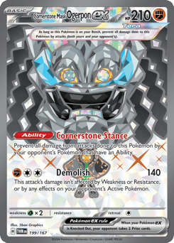 Fundamentmaske-Ogerpon-ex Twilight Masquerade #199