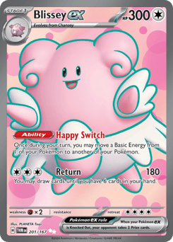 Blissey ex Twilight Masquerade #201