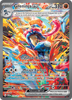Greninja ex Twilight Masquerade #214