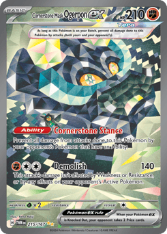 Fundamentmaske-Ogerpon-ex Twilight Masquerade #215