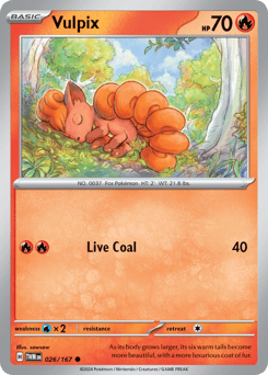 Vulpix Twilight Masquerade #26