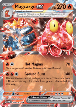 Magcargo ex Twilight Masquerade #29