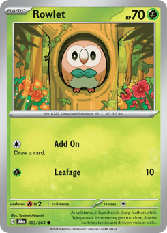 Rowlet Shrouded Fable #3