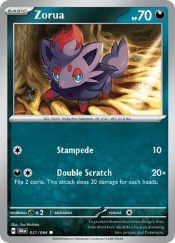 Zorua Shrouded Fable #31