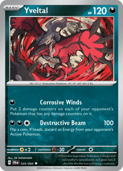 Yveltal Shrouded Fable #35