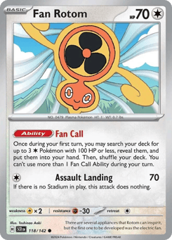 Fan Rotom Stellar Crown #118