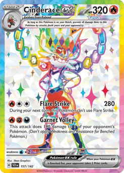Cinderace ex Stellar Crown #157