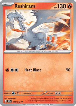 Reshiram Stellar Crown #22